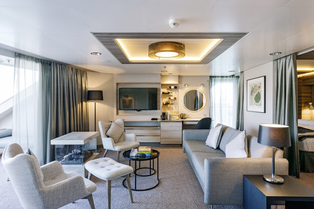 ... bieten Ihnen die Suiten genügend Raum zur Entfaltung.