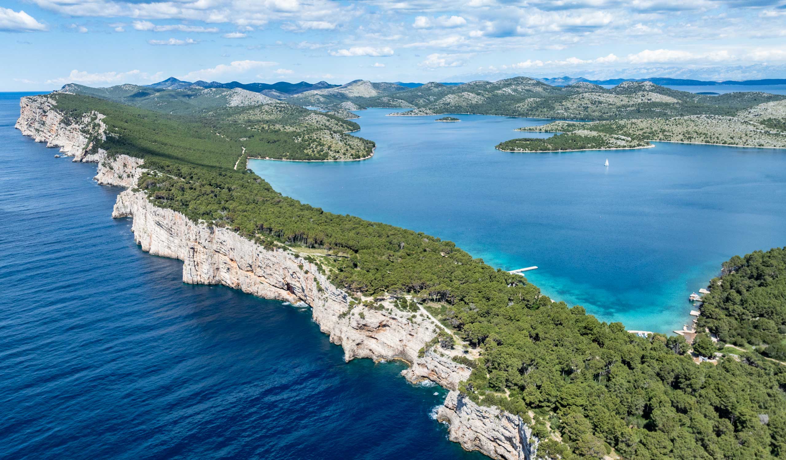 Der Naturpark Telašćica auf Dugi Otok: Zwischen Meer, Inseln und Horizont wirkt die Adria hier fast grenzenlos.